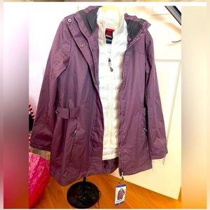 Gerry 3-in-1 Rain System Jacket Womens size large - new with tag